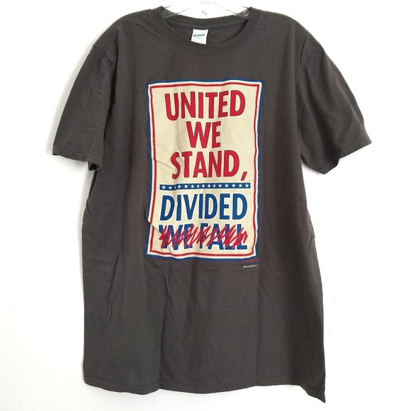 Late Show Stephen Colbert United We Stand T-Shirt Size Large - Picture 1 of 4